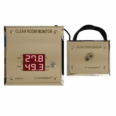 Cleanroom Temperature and Humidity Monitor AI-RHTm-E