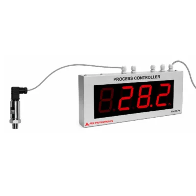 Jumbo Display Process Controller with Vacuum Transmitter